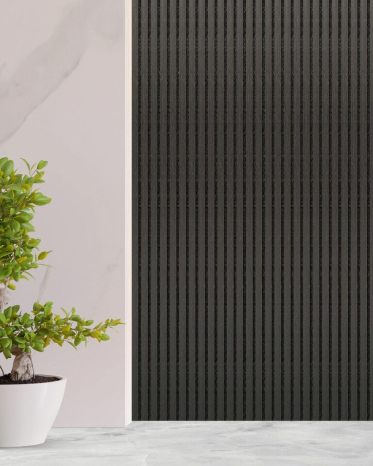 Akoestisch Wandpaneel – Zwart Eiken – 270x60cm (1+1 gratis)