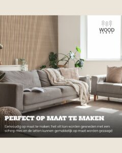 Akoestisch Wandpaneel - Klassiek Eiken - 270x60cm (1+1 gratis)