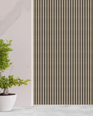 Akoestisch Wandpaneel - Bruin Eiken - 270x60cm