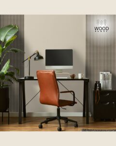 Akoestisch Wandpaneel - Bruin Eiken - 270x60cm (1+1 gratis)