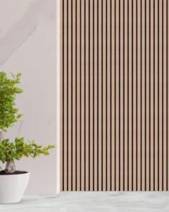 Akoestisch Wandpaneel - Walnoot - 270x60cm (1+1 gratis)