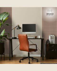 Akoestisch Wandpaneel - Walnoot - 270x60cm (1+1 gratis)