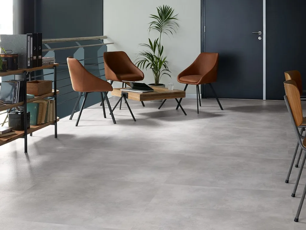 Givefloors Nature Stone Tegel Plak PVC - Light Grey