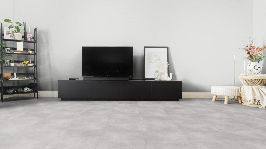 Givefloors Nature Stone Tegel Click PVC - Light Grey