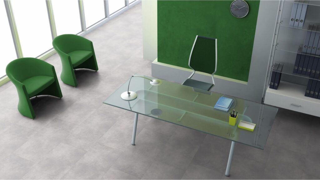 Givefloors Nature Stone Tegel Click PVC - Light Grey
