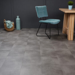 Givefloors Nature Stone Tegel Click PVC - Dark Grey