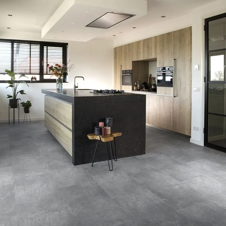 Givefloors Nature Stone Tegel Plak PVC – Grey