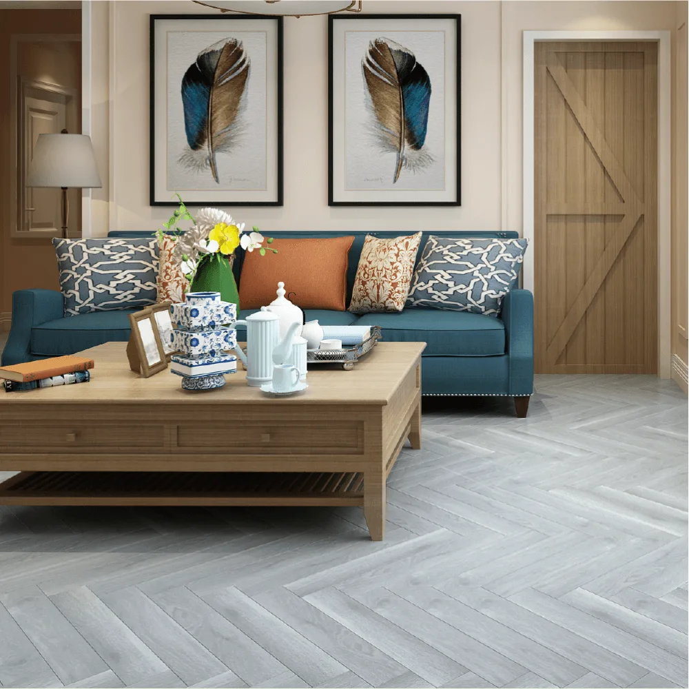 Givefloors Visgraat PVC Click 14 – Rustic Touch