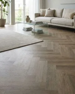 givefloors visgraat pvc click 16 donker eiken rustic touch