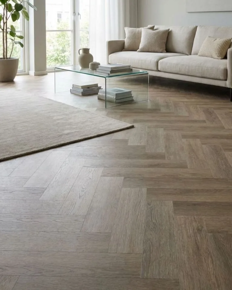 givefloors visgraat pvc click 16 donker eiken rustic touch