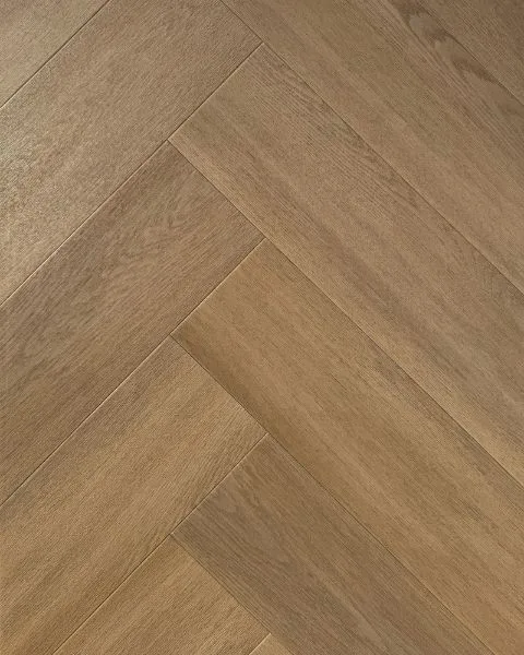 Select Eiken Visgraat Click Bruin PVC Vloer