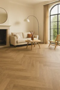 Givefloors 20000 Visgraat Dark Oak - SRC Click PVC extra mat