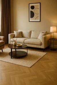 Givefloors 20000 Visgraat Beige - Plak PVC