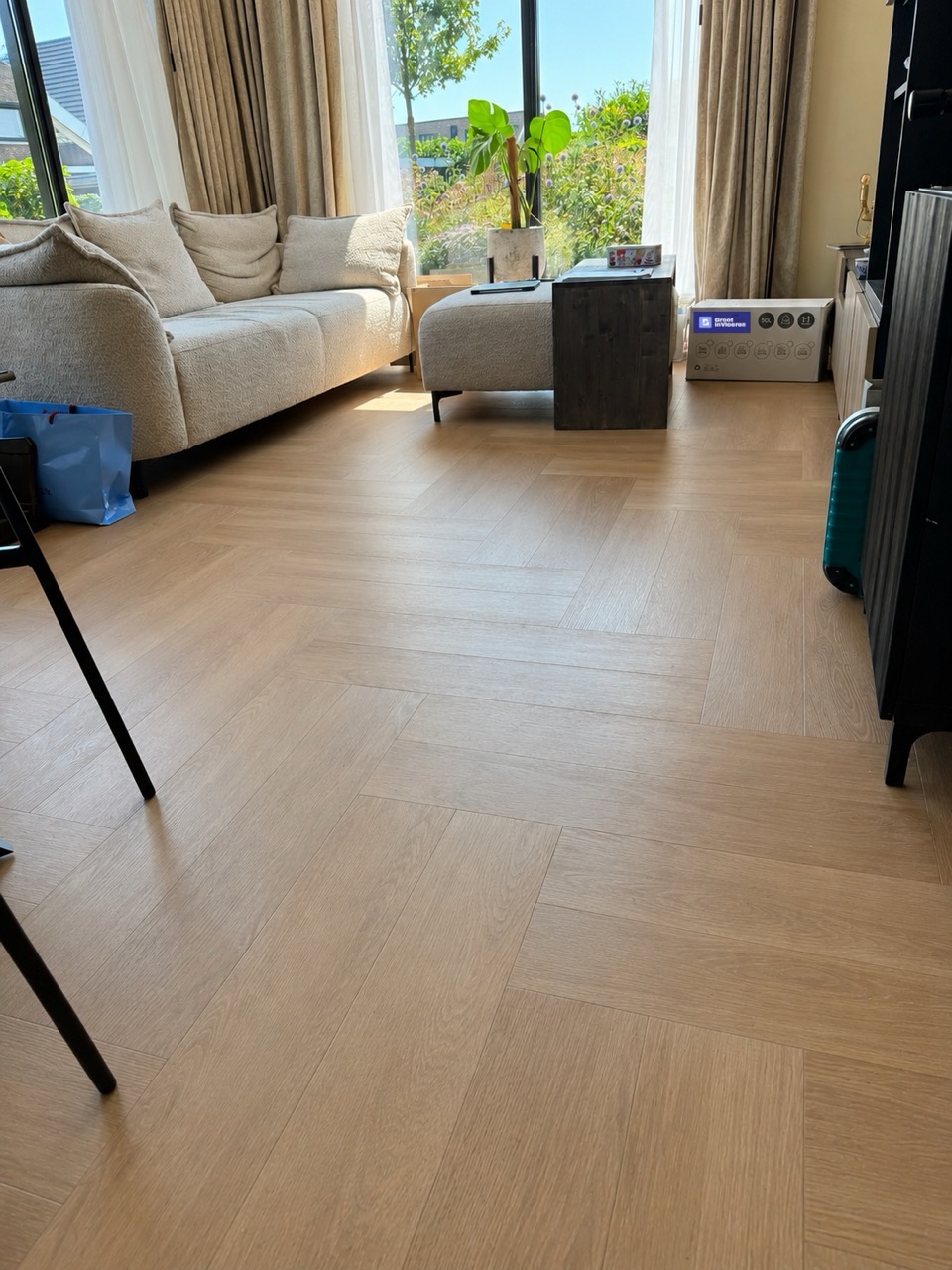 givefloors 20000 visgraat natural oak src click pvc extra mat