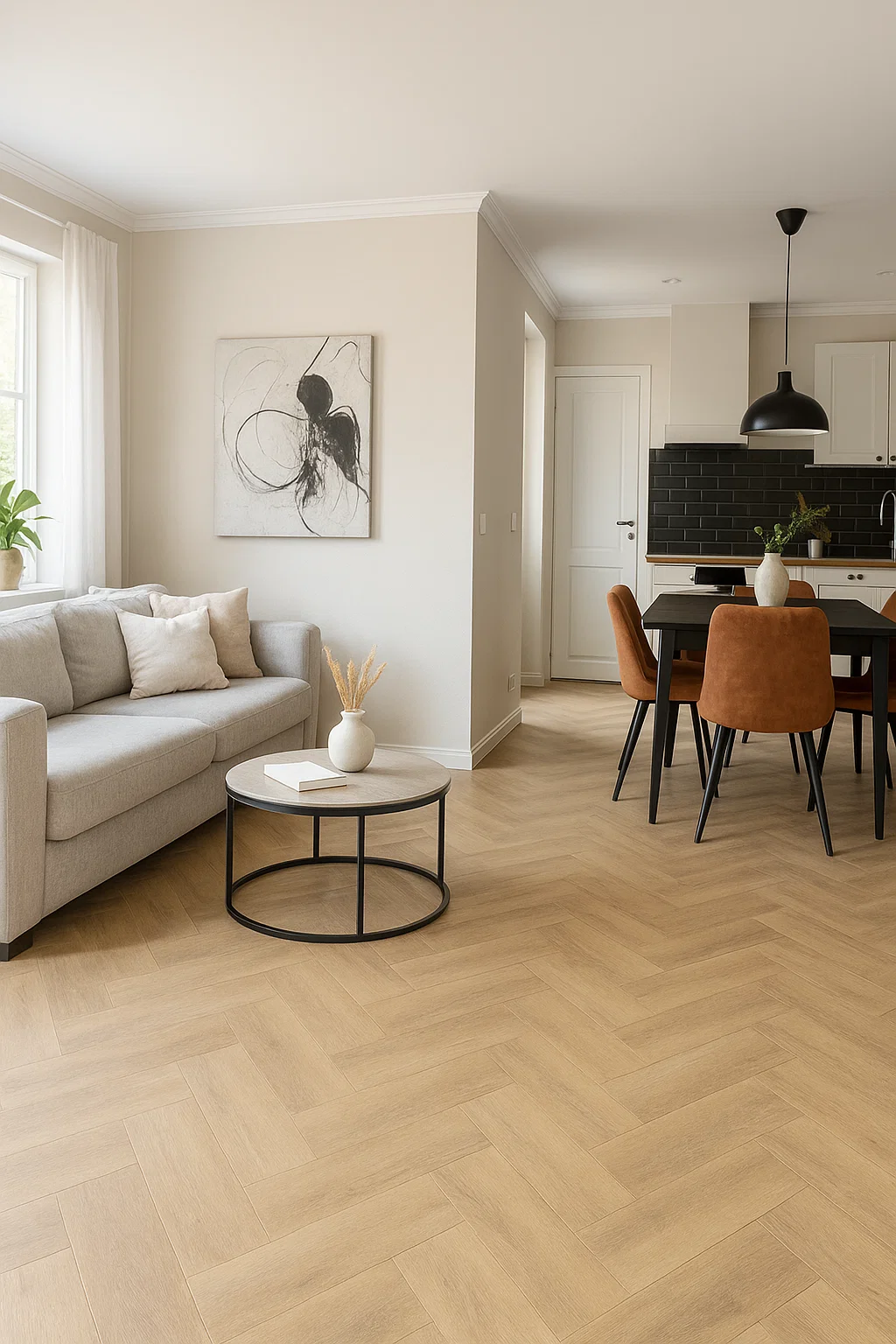 Castello visgraat 72 - Plak PVC Vloer