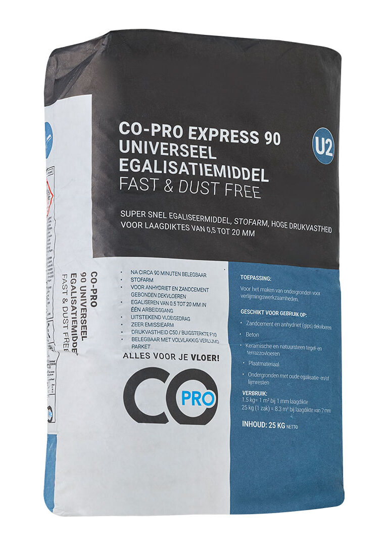 co pro express 90 universeel egalisatiemiddel u2 snel en stofvrij