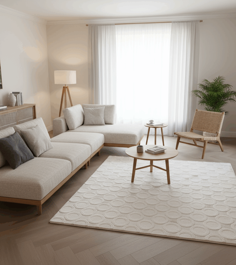 echo vloerkleed ivory