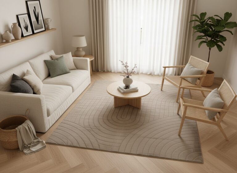 japandi cirra vloerkleed taupe