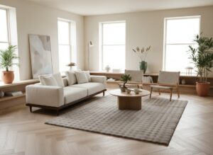 cloudy vloerkleed taupe