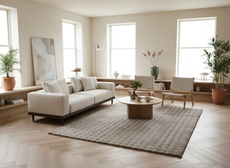 cloudy vloerkleed taupe