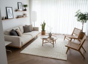 cloudy vloerkleed wit