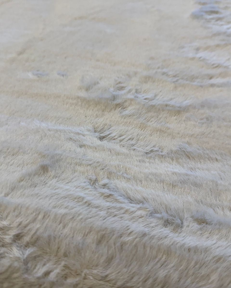 cozy bunny vloerkleed beige