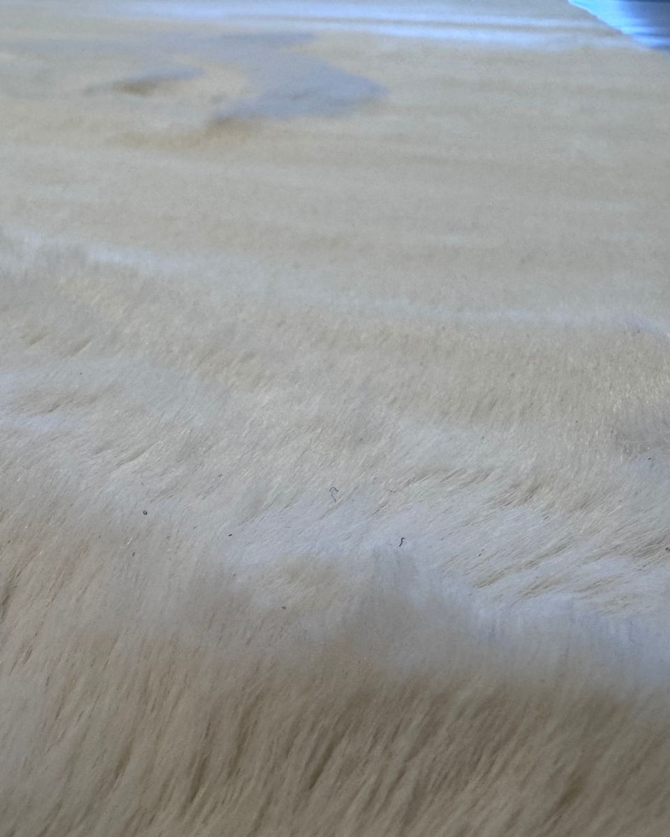 cozy bunny vloerkleed ivory