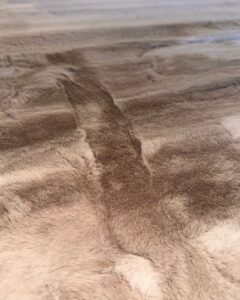 cozy bunny vloerkleed taupe
