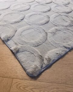 echo vloerkleed zilver
