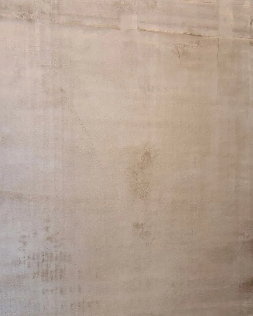 fluffy vloerkleed donker beige