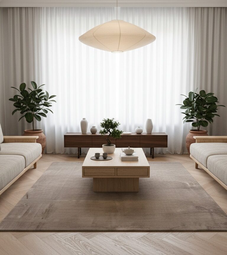 fluffy vloerkleed taupe