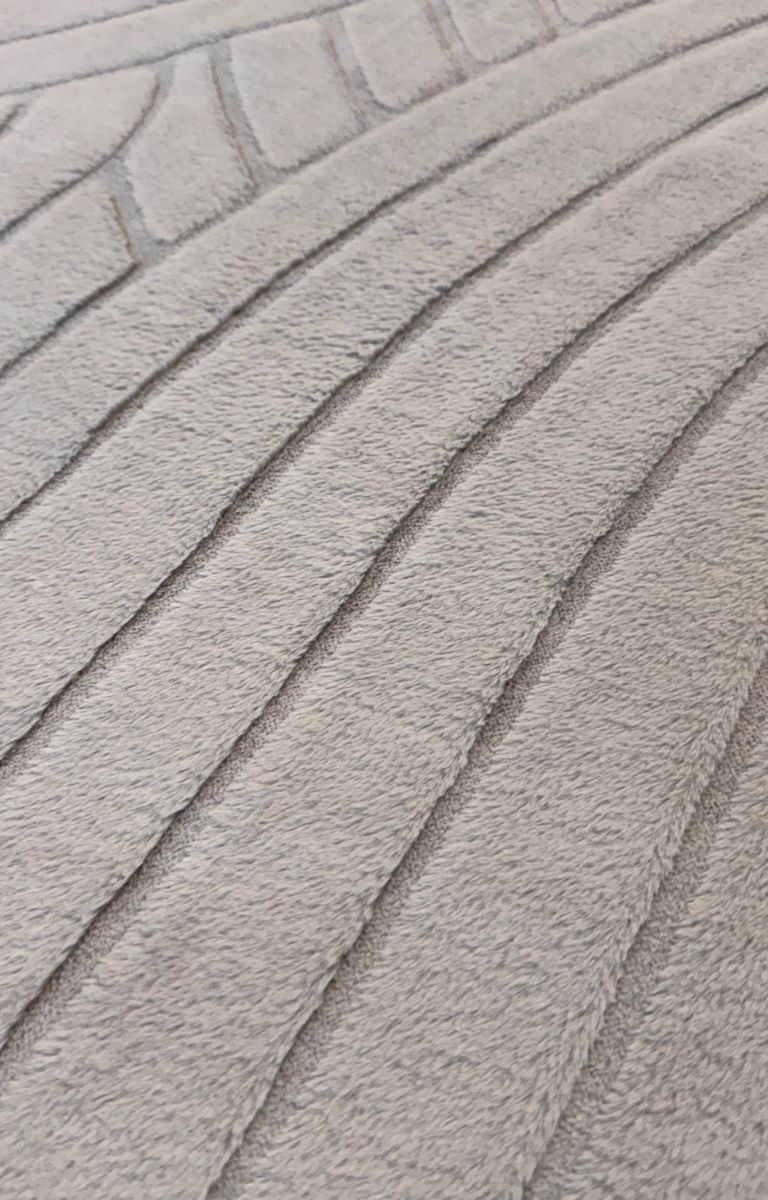 japandi cirra vloerkleed zilver