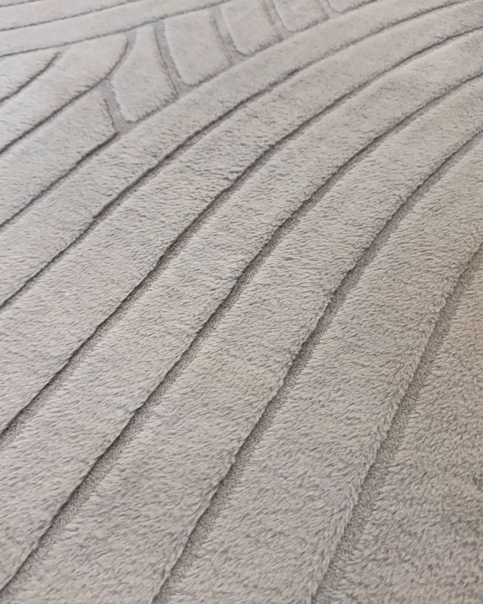 japandi cirra vloerkleed zilver