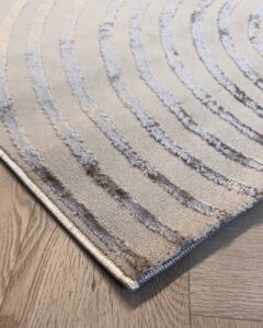 japandi shine vloerkleed donker beige