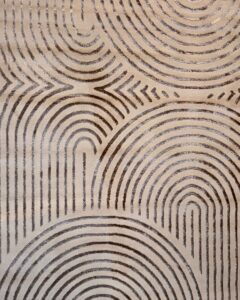 japandi shine vloerkleed donker beige
