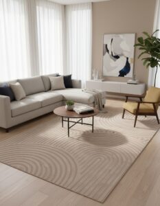 japandi vloerkleed beige