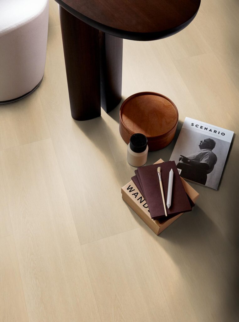 givefloors select eiken strook licht bruin – plak pvc