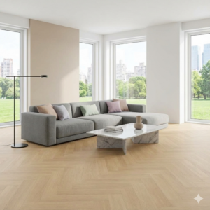 givefloors select eiken strook licht bruin – plak pvc