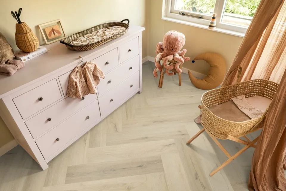 ambiant spigato xl valento visgraat dryback warm beige pvc