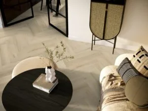ambiant spigato xl valento visgraat dryback warm beige pvc
