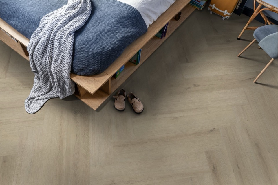 ambiant spigato xl valento visgraat dryback beige pvc