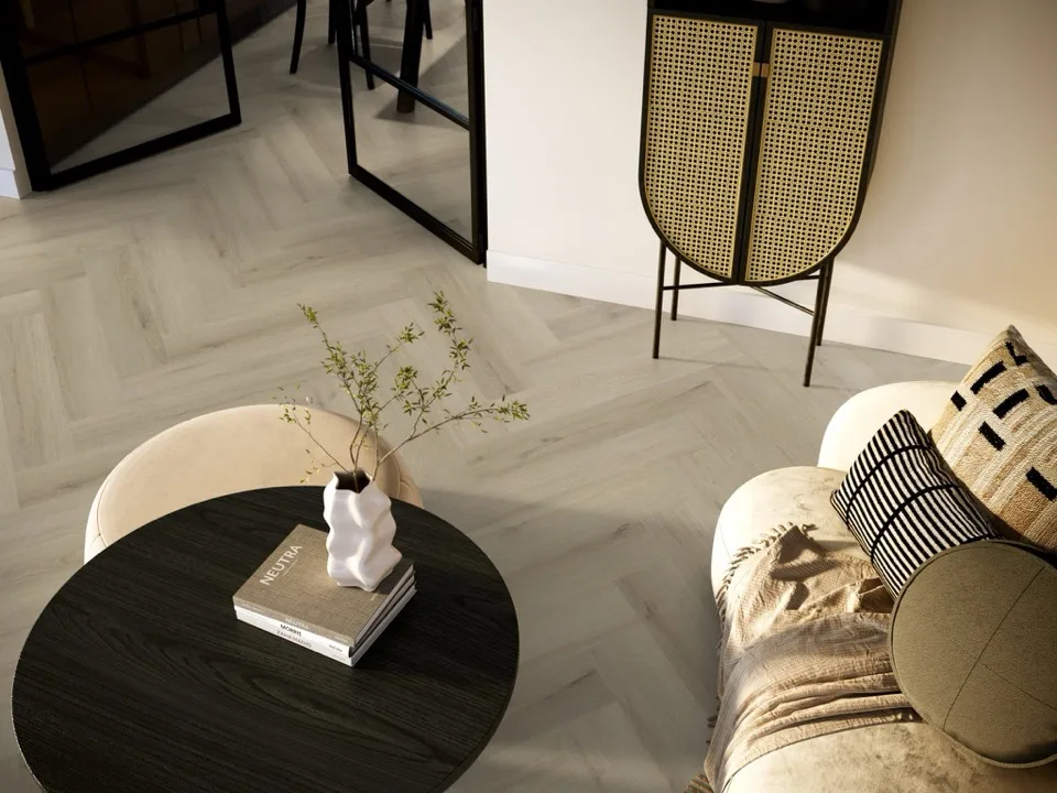 ambiant spigato xl valento visgraat dryback beige pvc
