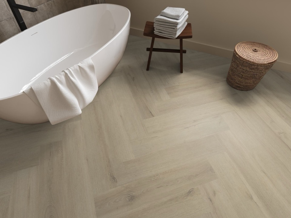 ambiant spigato xl valento visgraat dryback beige pvc