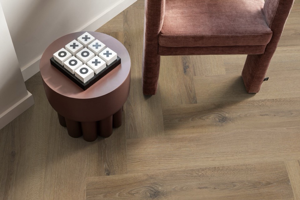 ambiant spigato xl valento visgraat dryback light brown pvc