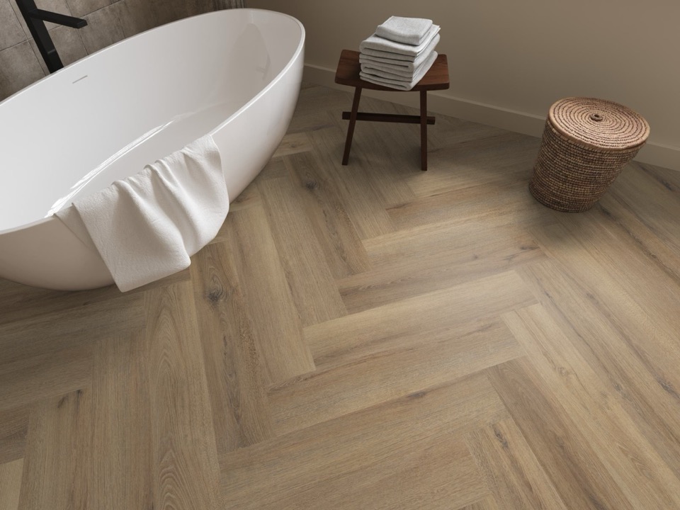 ambiant spigato xl valento visgraat dryback light brown pvc