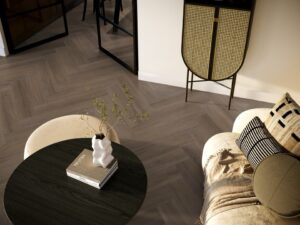 ambiant spigato xl valento visgraat dryback brown pvc