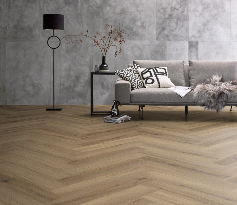 ambiant spigato xl valento visgraat click src light brown pvc