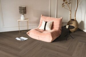 ambiant spigato xl valento visgraat click src brown pvc
