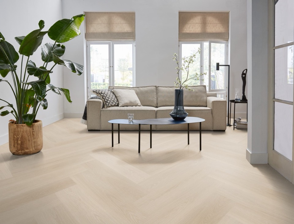 ambiant spigato xl soleno visgraat dryback beige pvc