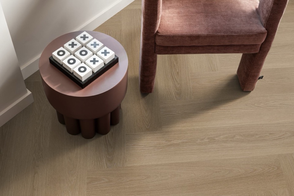 ambiant spigato xl soleno visgraat dryback warm oak pvc